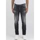 Slim-fit-Jeans REPLAY "Anbass" Gr. 33, Länge 34, grau (dark grey) Herren Jeans Slim Fit