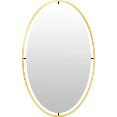 Dekospiegel LENFRA "Salem", gold (goldfarben), B:60cm H:80cm T:2cm, Aluminium, Spiegel, Wandspiegel Image