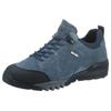 Schnürschuh WALDLÄUFER "H-AMIATA", Damen, Gr. 7 (40,5), blau (jeansblau), Veloursleder, Textil, Gummi, sportlich, Schuhe, Freizeitschuh, Halbschuh, Outdoorschuh mit TEX-Ausstattung, H-Weite