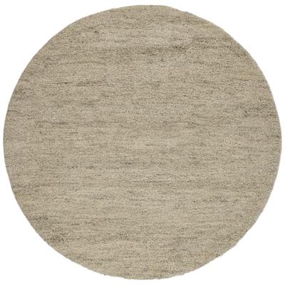Wollteppich THEKO "Taza Royal" Gr. 10, grau, H:24mm Ø:200cm, Schurwolle, Teppiche, echter Berber Teppich aus Marokko, reine Schurwolle, handgeknüpft Image