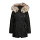 Winterjacke KIDS ONLY "KOGIRIS FUR PARKA OTW" Gr. 116, schwarz (black) Mädchen Jacken Winterjacken