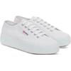 Plateausneaker SUPERGA "2740-PLATFORM", Gr. 41, weiß, Textil, sportlich, Schuhe