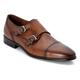 Slipper LLOYD "MAILAND" Gr. 5, braun (cognac, used) Herren Schuhe Business-Slipper Monkschuh Schnallenschuh Business