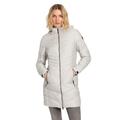 Parka KILLTEC Gr. 46, grau (hellzement) Damen Jacken Parkas