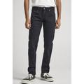 Slim-fit-Jeans PEPE JEANS "HATCH" Gr. 30, Länge 32, schwarz (black) Herren Jeans Slim Fit