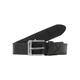 Ledergürtel JACK & JONES "JACROCK LEATHER BELT NOOS" Gr. 80, schwarz (black) Damen Gürtel Ledergürtel