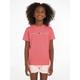 T-Shirt TOMMY HILFIGER "U ESSENTIAL TEE S/S" Gr. 8 (128), pink (glamour pink) Jungen Shirts T-Shirts