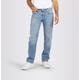 Regular-fit-Jeans MAC "Ben" Gr. 34, Länge 32, blau (blue stone wash) Herren Jeans Regular Fit