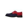 Schnürschuh HENRY STEVENS "Barkley PD Businessschuh", Herren, Gr. 43, bunt (grün, blau, braun, rot), Leder, elegant, Schuhe, Herren Halbschuhe Leder handgefertigt, Anzugschuhe