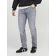 Comfort-fit-Jeans JACK & JONES "MIKE ORIGINAL" Gr. 36, Länge 34, blau (grey denim) Herren Jeans Comfort Fit