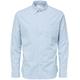 Langarmhemd SELECTED HOMME "SLHREGRICK-OX FLEX S" Gr. L (52), N-Gr, blau (sky) Herren Hemden Langarm