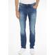 Slim-fit-Jeans TOMMY JEANS "SLIM SCANTON" Gr. 31, Länge 36, blau (wilson mid blue stretch) Herren Jeans Slim Fit