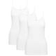 Unterhemd TRIUMPH "Katia" Gr. 38, N-Gr, weiß (3 x weiß) Damen Unterhemden