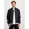 Bomberjacke ALPHA INDUSTRIES "Alpha Industries Men - Bomber Jackets MA-1 LW Project R", Herren, Gr. S, schwarz, Obermaterial: 100% Recycled Nylon, Futter: 100% Recycled Polyester, Jacken