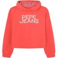 Kapuzensweatshirt PEPE JEANS "NASYA" Gr. 12, rot (crispy red) Mädchen Sweatshirts