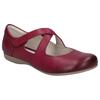 Riemchenballerina JOSEF SEIBEL "Fiona 72", Damen, Gr. 36, lila (beerenfarben), Leder, elegant, Schuhe, Spangenschuh, Halbschuh, Festtagsschuh mit Klettverschluss