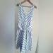 Kate Spade Dresses | Kate Spade Sleeveless Maxi Dress, White And Blue Striped Dress, Size 6 | Color: Blue/White | Size: 6