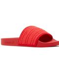 Adidas Shoes | Adidas Adilette Slide Sandal- Vivid Red | Color: Red | Size: 7