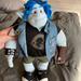 Disney Toys | Disney Onward Barley Lightfoot Elf Stuffed Toy Doll 19" H Pixar | Color: Blue | Size: Large