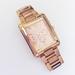 Michael Kors Accessories | Michael Kors Rose Gold Square Face Watch | Color: Gold/Pink | Size: Os