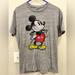 Disney Shirts | Disney Mickey Mouse Men’s Tee Shirt Medium | Color: Gray/Red | Size: M