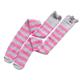 CALCET Fluffy socks Winter Sleeping Socks, Coral Velvet Socks, Over-The-Knee Socks, Striped Long Socks For Women 3 Pairs-E-35-41