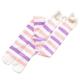 CALCET Fluffy socks Winter Sleeping Socks, Coral Velvet Socks, Over-The-Knee Socks, Striped Long Socks For Women 3 Pairs-I-35-41