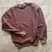 J. Crew Sweaters | Jcrew Mens Burgundy And Tan Stripe Sweater | Color: Tan | Size: L