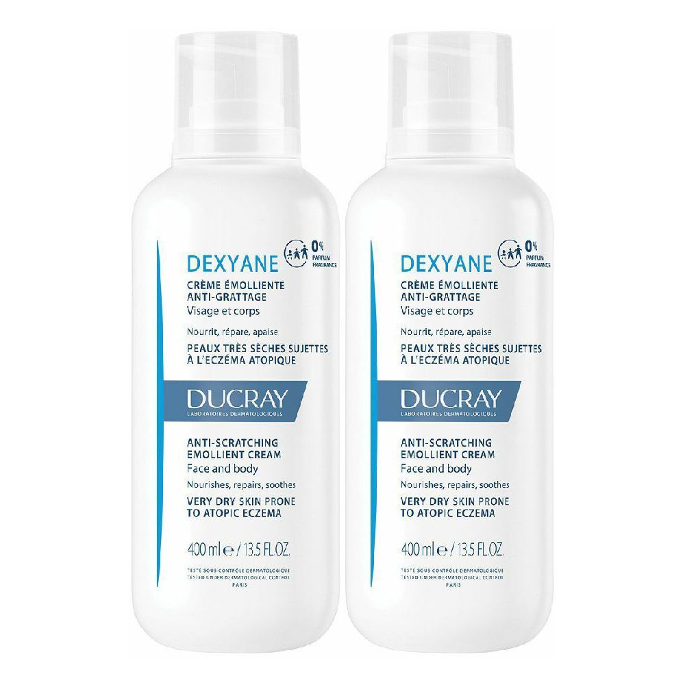 DUCRAY Dexyane Crema Emolliente "Anti-Grattage" 400 ml 2x400