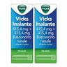 Vicks Inalante 415,4mg + Bastonicino nasale Set da 2 2x15 ml Spray