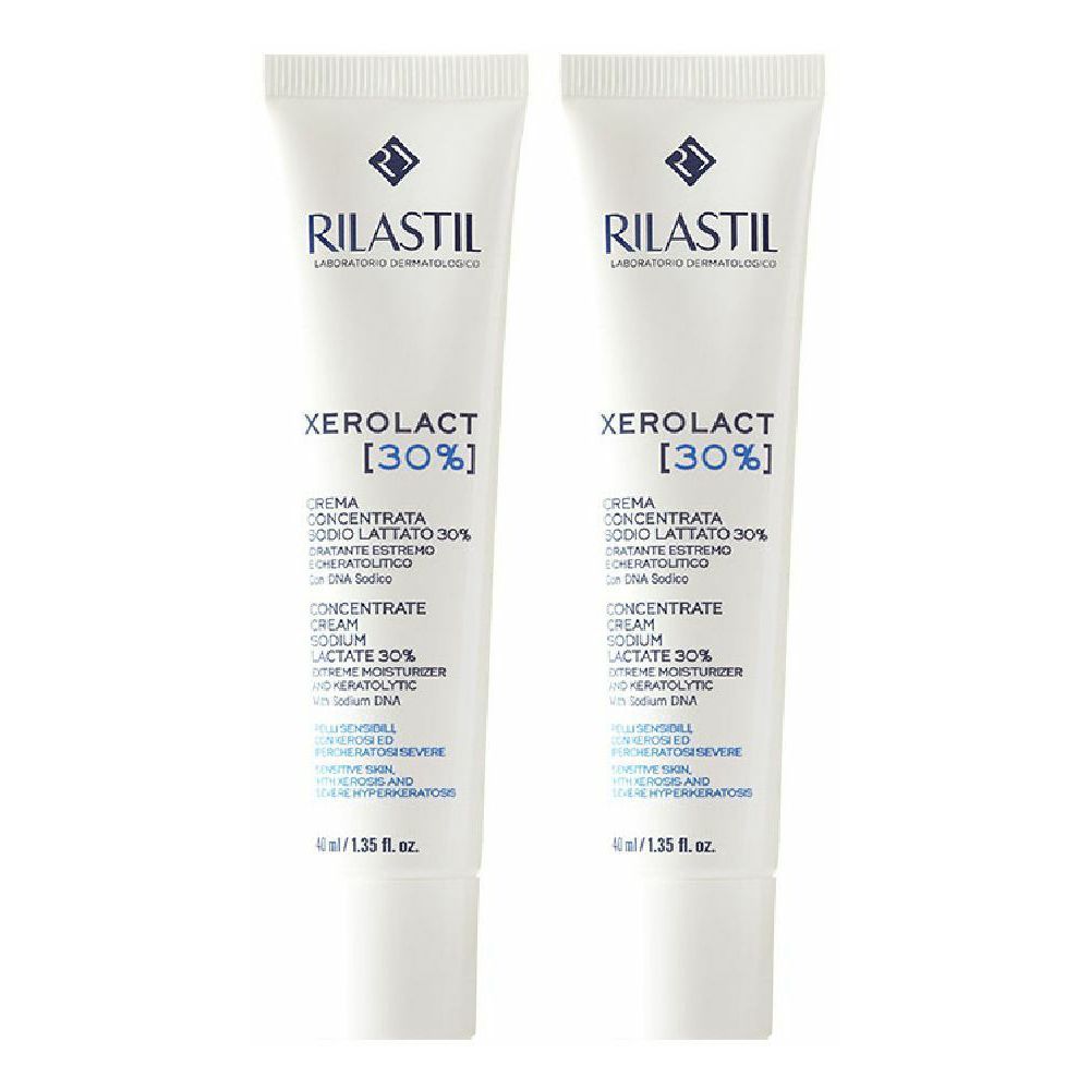 RILASTIL® Xerolact Crema Concentrata Sodio Lattato 30% 2x40 ml