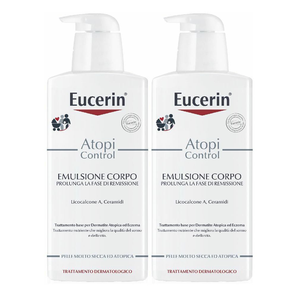 Eucerin AtopiControl Emulsione Corpo 400ml crema corpo Set da 2 2x400