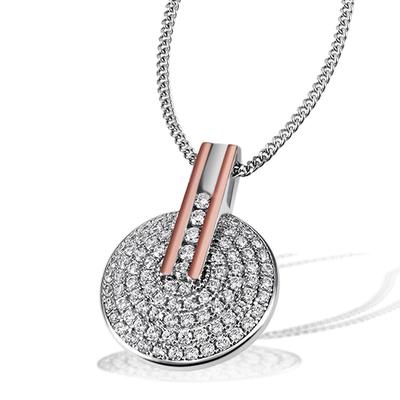 Kette mit Anhänger GOLDMAID, bunt (bicolor), Halsketten, Damen, Silber 925 (Sterlingsilber) Image