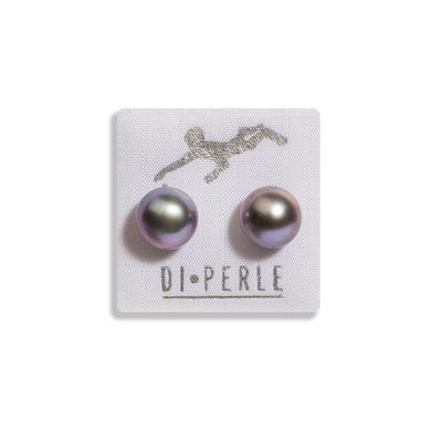 Paar Ohrstecker ADELIA´S "Damen Perlenschmuck 925 Silber Süsswasser Perlen Ohrstecker", grau, Ohrringe, Damen, Damen, Damen Perlenschmuck Image