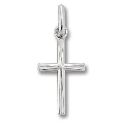 Ketten-Anhänger ONE ELEMENT "Kreuz Anhänger aus 925 Silber", silber, Schmuckanhänger, Damen, Silber 925 (Sterlingsilber)