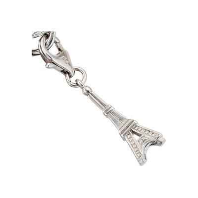 Charm-Einhänger JOBO "Eiffelturm" Charms silberfarben (silber 925) Damen 925 Silber