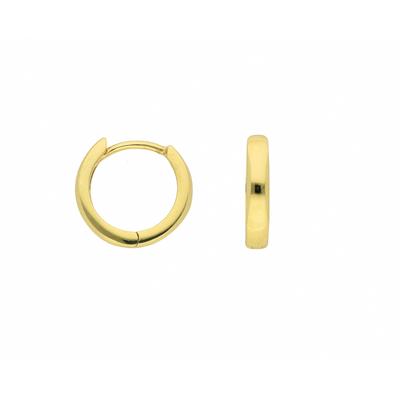 Paar Creolen ADELIA´S "Damen Goldschmuck 1 Paar 585 Gold Ohrringe / Creolen Ø 12 mm", gold, Ohrringe, Damen, Damen, Gelb