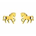Paar Ohrhänger ADELIA´S "Damen Goldschmuck 1 585 Gold Ohrringe / Ohrstecker Pferd" Gr. Damen, goldfarben (gold) Damen Ohrhänger