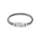 Armband KUZZOI "Herren Panzer Glieder Kastenverschluss 925 Silber" Armbänder Gr. 23 cm, ohne Stein, Silber 925 (Sterlingsilber), silberfarben (silber) Herren Armbänder Silber