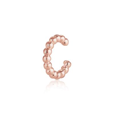 Single-Ohrhaken ELLI "Earcuff Single Dots Design 925 Sterling Silber", rosa (rosegold), Ohrringe, Damen, OneSize, ohne Stein, Silber 925 (Sterlingsilber) Image
