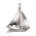 Ketten-Anhänger FIRETTI "Schmuck Geschenk Silber 925 Halsschmuck Anhänger Segelboot" Schmuckanhänger Gr. Silber 925 (Sterlingsilber), 2,1 g, silberfarben Herren Anhänger