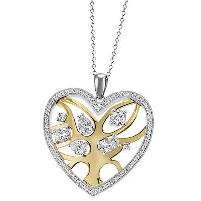 Kette mit Anhänger GOLDMAID, gelb (weiß gelb), Halsketten, Damen, Silber 925 (Sterlingsilber) Image