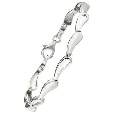 Armband JOBO, silber (silber 925), Armbänder, Damen, Silber 925 (Sterlingsilber), 925 Silber 19 cm