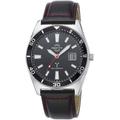 Funkuhr MASTER TIME "Super Power Sporty, MTGA-10860-21L" Armbanduhren schwarz (schwarz, rot) Herren Armbanduhr, Quarzuhr, Herrenuhr, Datum, Leuchtzeiger