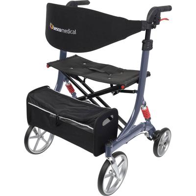 Rollator BESCOMEDICAL "Spring XL-Small", grau (grapitgrau), RollatorenB:71,5cm H:83,5cm T:71cm, Größe XL-S (Sitzhöhe 52c