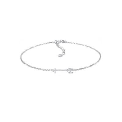 Armband ELLI "Erbskette Pfeil Boho Look Festival Cool 925 Silber" Gr. 16, silber, Armbänder, Damen, 16cm, ohne Stein, Silber 925 (Sterlingsilber) Image