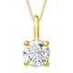 Ketten-Anhänger ONE ELEMENT "0.25 ct Diamant Brillant Anhänger aus 585 Gelbgold" Schmuckanhänger Gr. 0.25 ct mit Diamant, Gelbgold 585-Diamanten, goldfarben (gold) Damen Anhänger