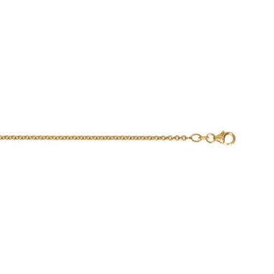 Goldkette ONE ELEMENT "Halskette aus 333 Gelbgold Ø 2 mm" Gr. 55, gold, Halsketten, Damen, 55, Gelbgold 333-Gold, Gelbgold 333, Gold, für Damen – elegant, modern & vielseitig kombinierbar Image
