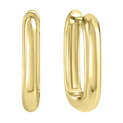 Paar Creolen FIRETTI "Schmuck Geschenk Silber 925 oval", gold (gelbgoldfarben), Ohrringe, Damen, Silber 925 (Sterlingsilber) Image