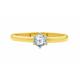 Goldring ADELIA´S "333 Gold Ring mit Zirkonia" Fingerringe Gr. 50, Gelbgold 333, goldfarben (gold) Damen Fingerringe